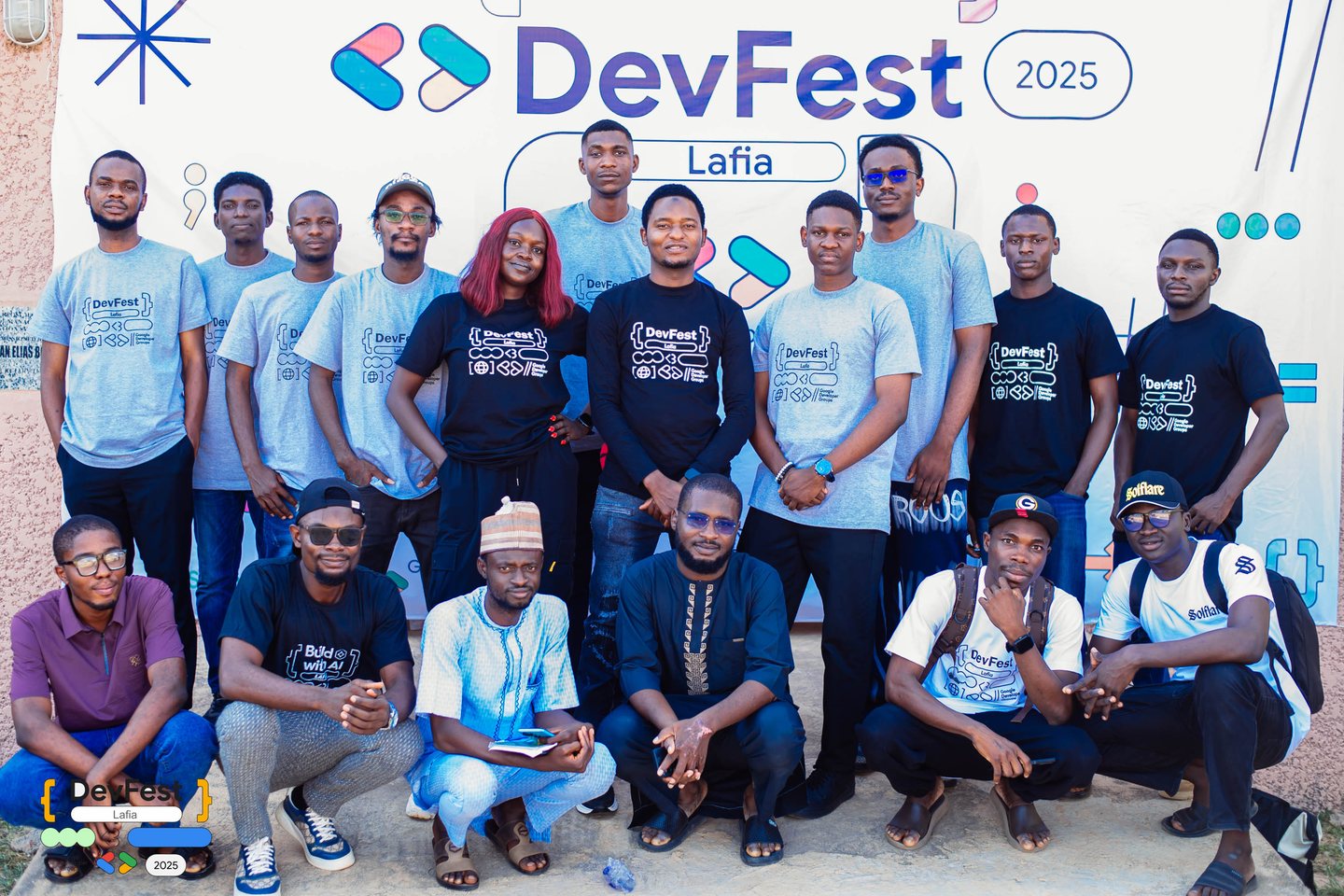 GDG Lafia organizing team and volunteers